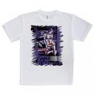 【Tシャツ】Gone Bass Fishing ローライダーポスター風　パープル