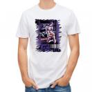 【Tシャツ】Gone Bass Fishing ローライダーポスター風　パープル