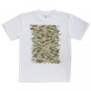 【Tシャツ】ブラックバス　迷彩柄　ベージュカラー
