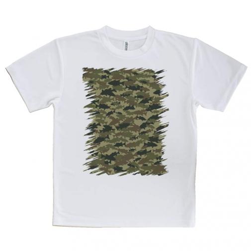 【Tシャツ】ブラックバス　迷彩柄　アーミーカラー