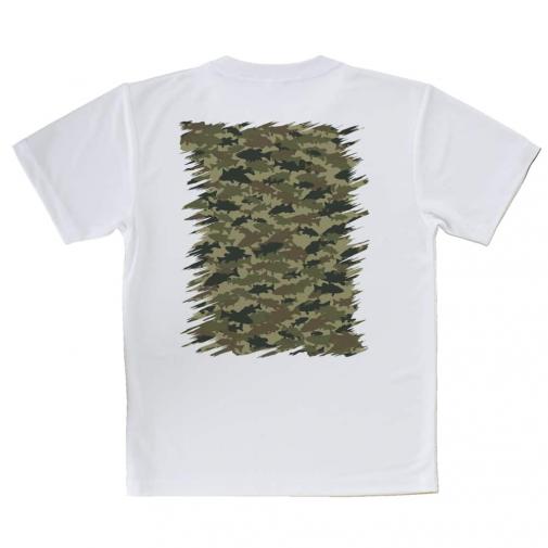 【Tシャツ】ブラックバス　迷彩柄　アーミーカラー