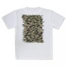 【Tシャツ】ブラックバス　迷彩柄　ブラウンカラー