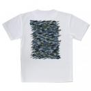 【Tシャツ】ブラックバス　迷彩柄　ブルー