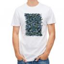 【Tシャツ】ブラックバス　迷彩柄　ブルー