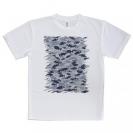 【Tシャツ】ブラックバス　迷彩柄　ライトブルー