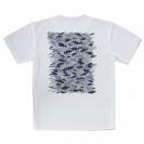 【Tシャツ】ブラックバス　迷彩柄　ライトブルー