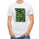 【Tシャツ】ブラックバス　迷彩大柄　フォレストグリーン