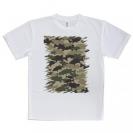 【Tシャツ】ブラックバス　迷彩大柄　ブラウンカラー