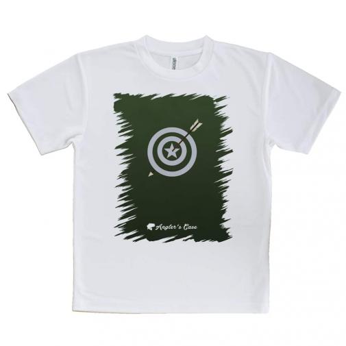 【Tシャツ】ダーツ　アングラーズケース　ロゴ入り　グリーン