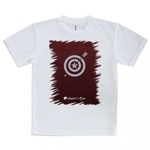 【Tシャツ】ダーツ　アングラーズケース　ロゴ入り　レッド