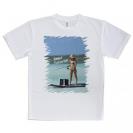 【Tシャツ】ビキニフィッシング　釣りガール