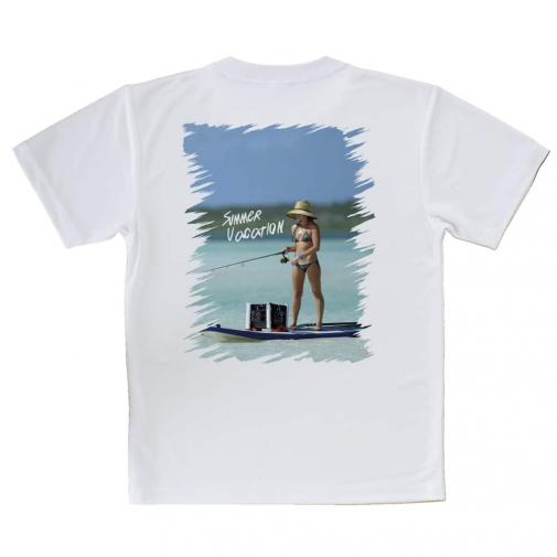 【Tシャツ】ビキニフィッシング　釣りガール
