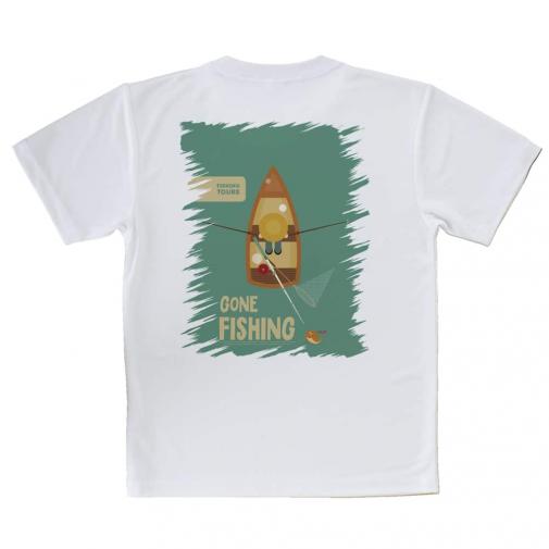 【Tシャツ】ボート釣りに行く!　GONE FISHING