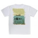 【Tシャツ】Fishing on the boat　イラスト