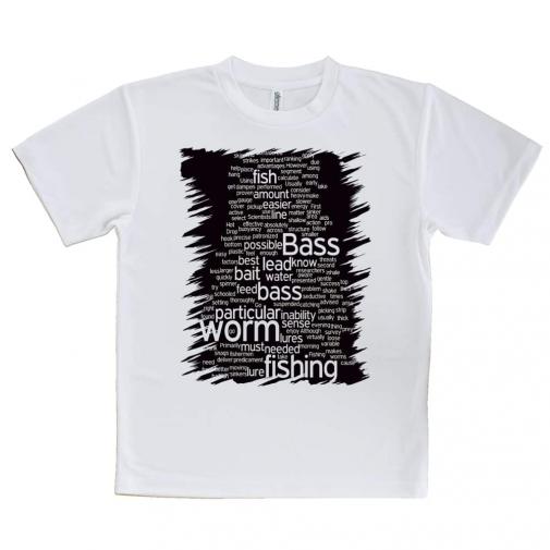 【Tシャツ】バス釣り　テキストデザイン