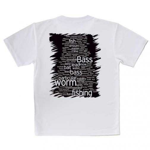 【Tシャツ】バス釣り　テキストデザイン