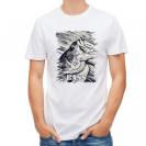 【Tシャツ】ブラックバス　ハンドランディング　モノトーン