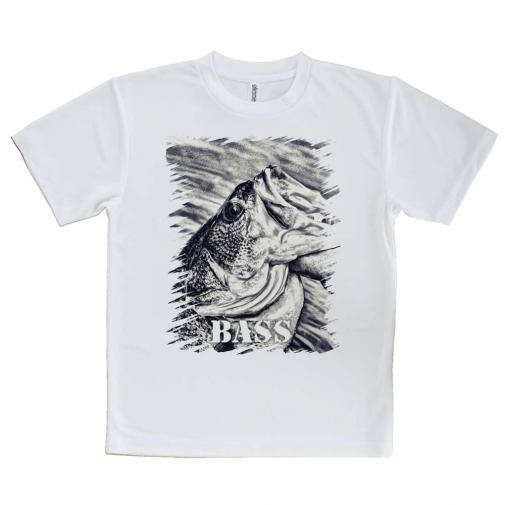 【Tシャツ】ブラックバス　ハンドランディング　モノトーン