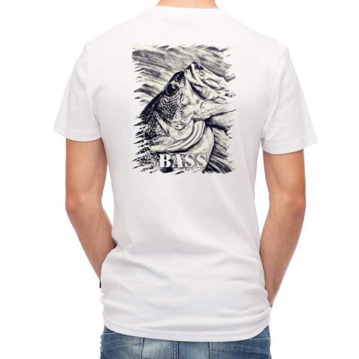 【Tシャツ】ブラックバス　ハンドランディング　モノトーン