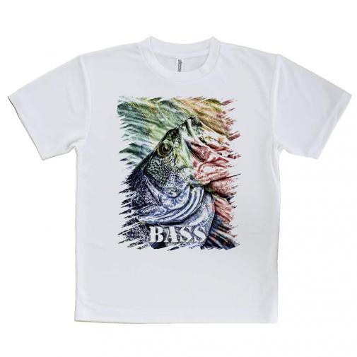 【Tシャツ】ブラックバス　ハンドランディング　カラフル