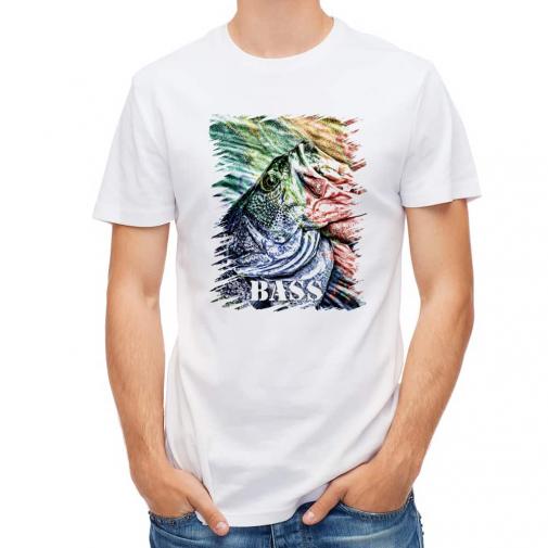 【Tシャツ】ブラックバス　ハンドランディング　カラフル