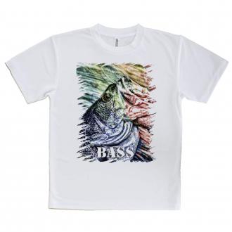 【Tシャツ】ブラックバス　ハンドランディング　カラフル