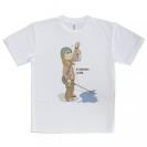 【Tシャツ】釣りガール　イラスト