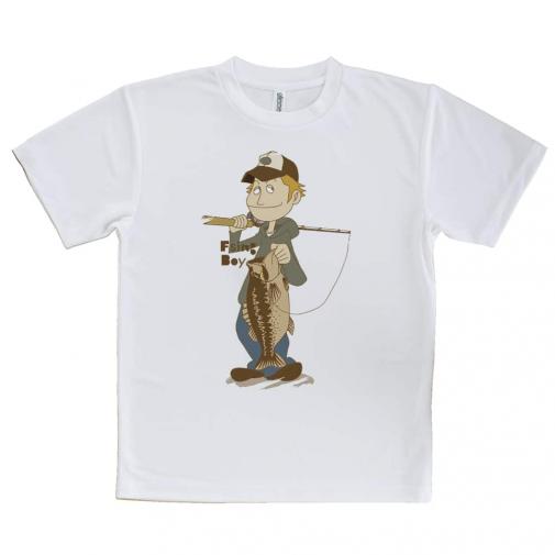【Tシャツ】釣りボーイ　イラスト