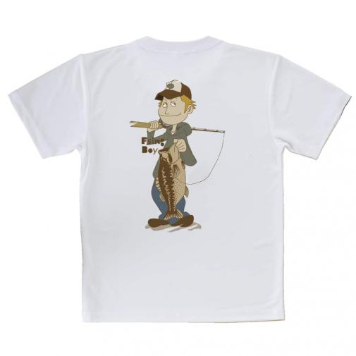 【Tシャツ】釣りボーイ　イラスト