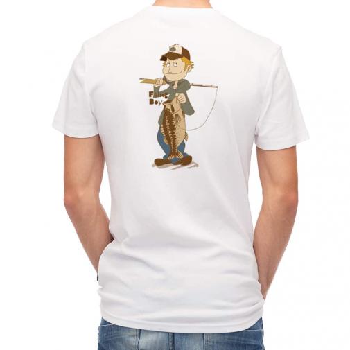 【Tシャツ】釣りボーイ　イラスト