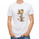 【Tシャツ】釣りガール　イラスト　ブラックバス