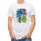 【Tシャツ】シーバス(ヒラスズキ)　ペンキペイント