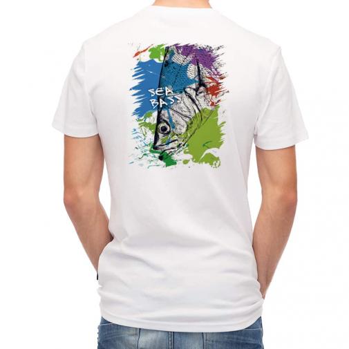 【Tシャツ】シーバス(ヒラスズキ)　ペンキペイント