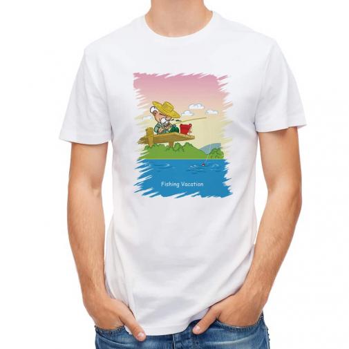 【Tシャツ】休日の釣り