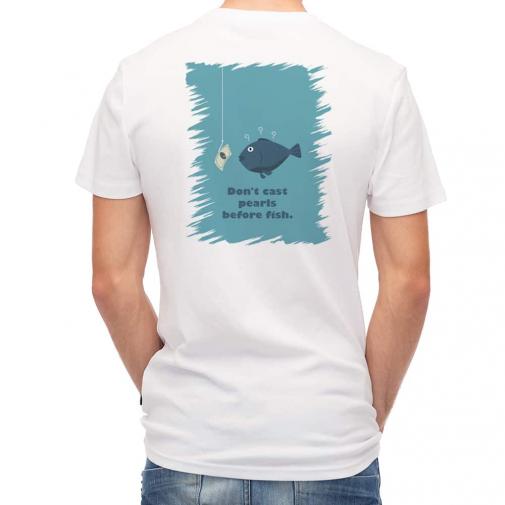 【Tシャツ】魚に真珠(お金)