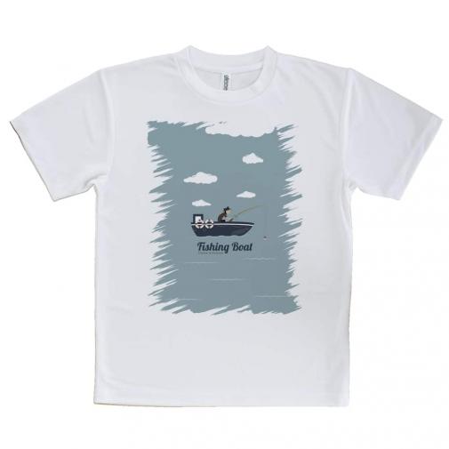 【Tシャツ】Fishing on the boat.
