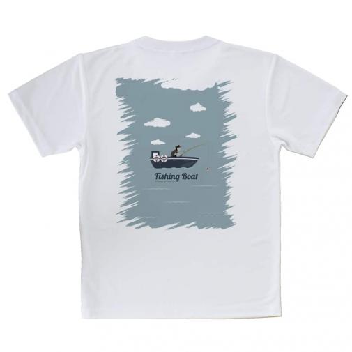 【Tシャツ】Fishing on the boat.