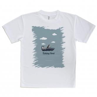 【Tシャツ】Fishing on the boat.