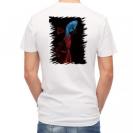 【Tシャツ】トラディショナル・ベタ　ブルー　縦