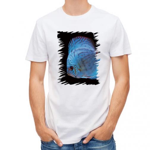 【Tシャツ】ディスカス　ブルー