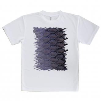 【Tシャツ】ウロコ　パープル