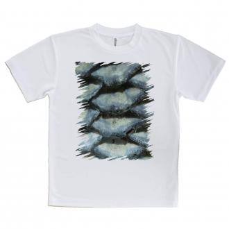 【Tシャツ】ウロコ　ブルーパール