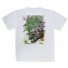 【Tシャツ】ヒラメ　ペンキペイント