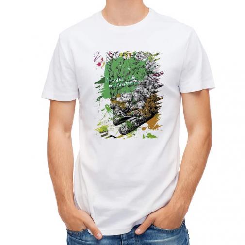 【Tシャツ】ヒラメ　ペンキペイント