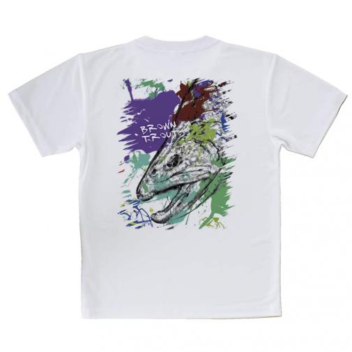 【Tシャツ】ブラウントラウト　ペンキペイント