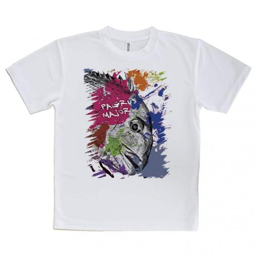 【Tシャツ】マダイ ペンキペイント