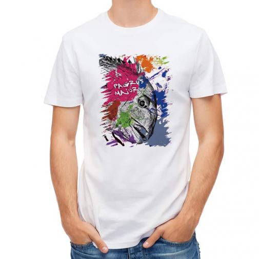 【Tシャツ】マダイ　ペンキペイント