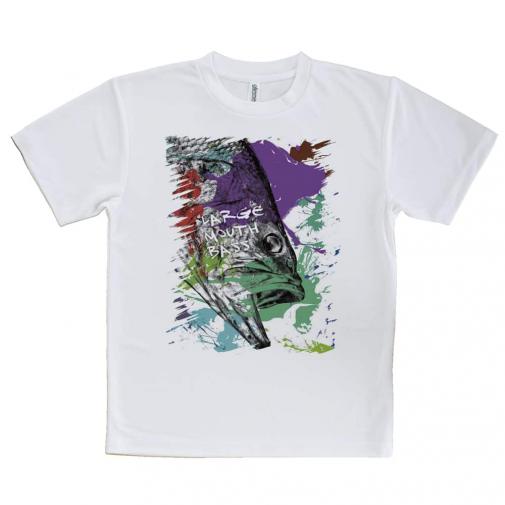 【Tシャツ】ブラックバス2　ペンキペイント