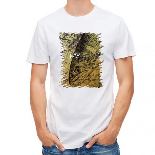 【Tシャツ】アユ　鉄錆