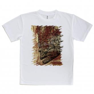 【Tシャツ】ヒラメ　鉄錆